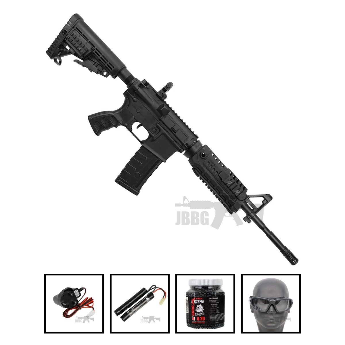 CAA M4S1 AEG Sport Series Carbine 14.5 King Arms Bundle Offer Set