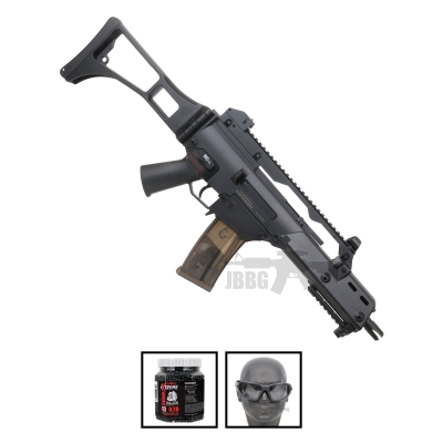 CYMA CM011 G36C Sportline AEG Airsoft Rifle Bundle Offer Set