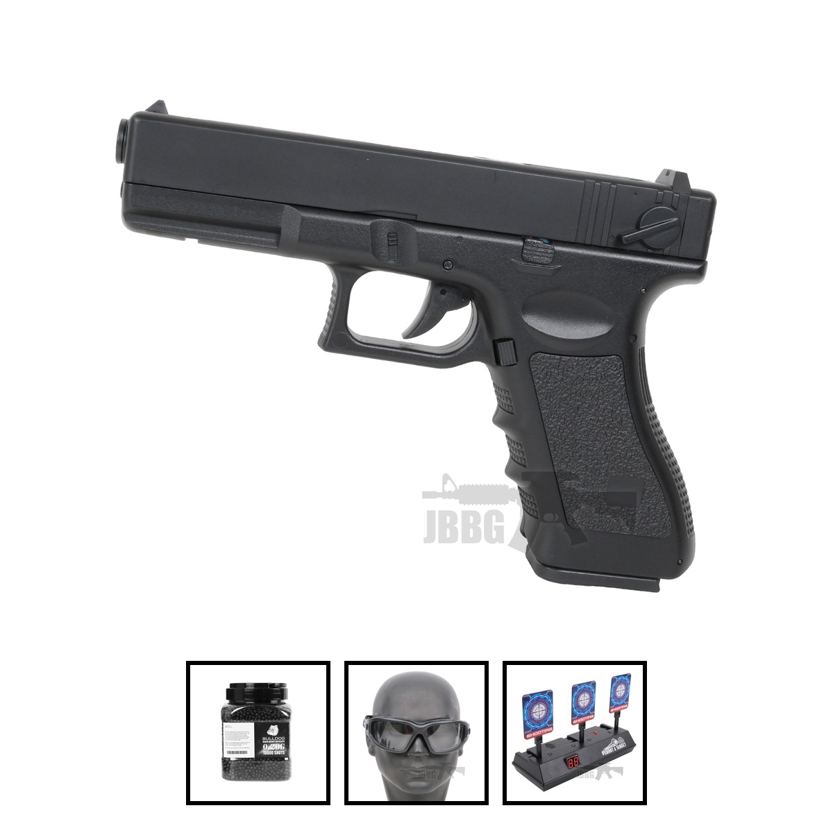 CYMA CM030 Glock Style Electric Airsoft Pistol Full Auto Bundle Offer Set