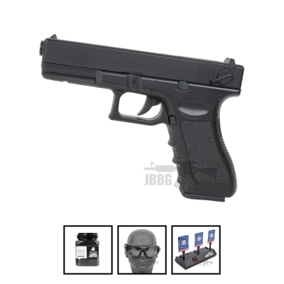 CYMA CM030 Glock Style Electric Airsoft Pistol Full Auto Bundle Offer Set