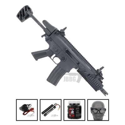 FN Herstal SCAR-SC BRSS AEG Recoil Bolt Black Bundle Offer Set