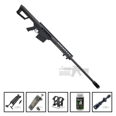 G31 Bundle Offer Airsoft Sniper Rifle Set Black Special Offer