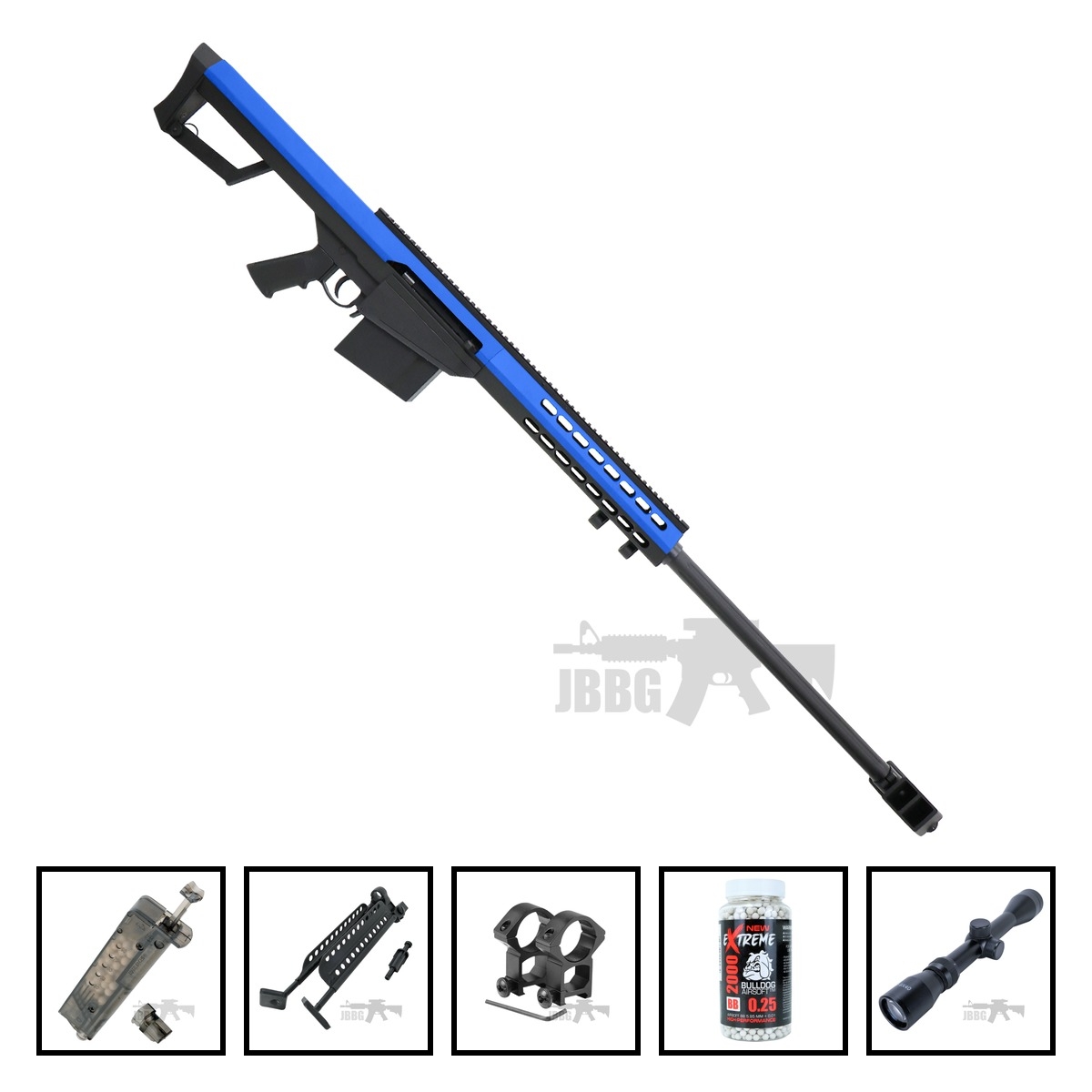G31 Bundle Offer Airsoft Sniper Rifle Set Blue Special Offer