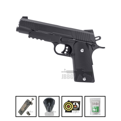 G38 Spring Airsoft Pistol Full Metal Bundle Offer Set