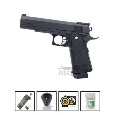 G6 Spring Airsoft Pistol Full Metal Bundle Offer Set
