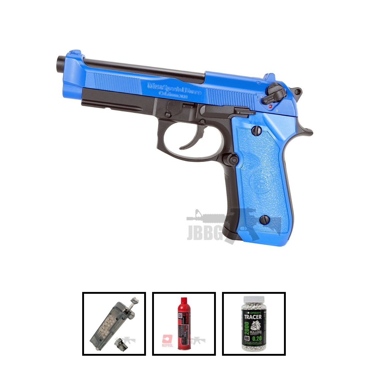 HGA199 Full Auto Gas Airsoft Pistol Bundle Set Offer