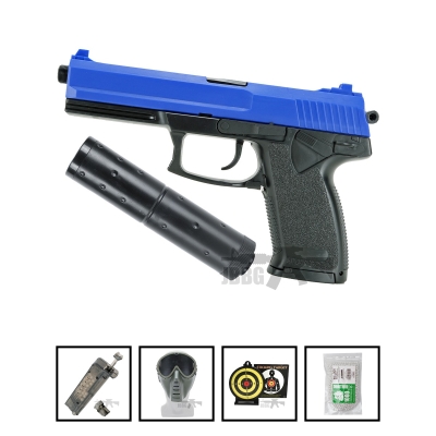 M23 Spring Airsoft Pistol with Silencer Bundle Offer