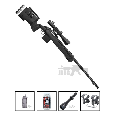 MB4417 Airsoft Sniper Rifle 440 FPS Bundle Offer Set
