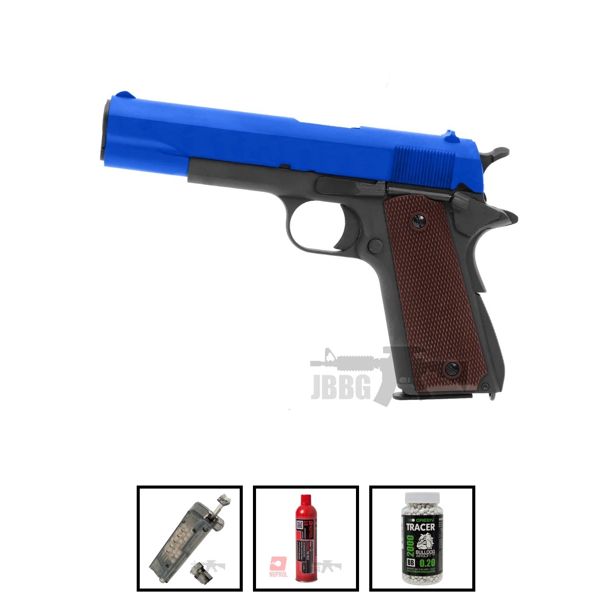 SR1911 Gas Blowback Airsoft Pistol Bundle Offer