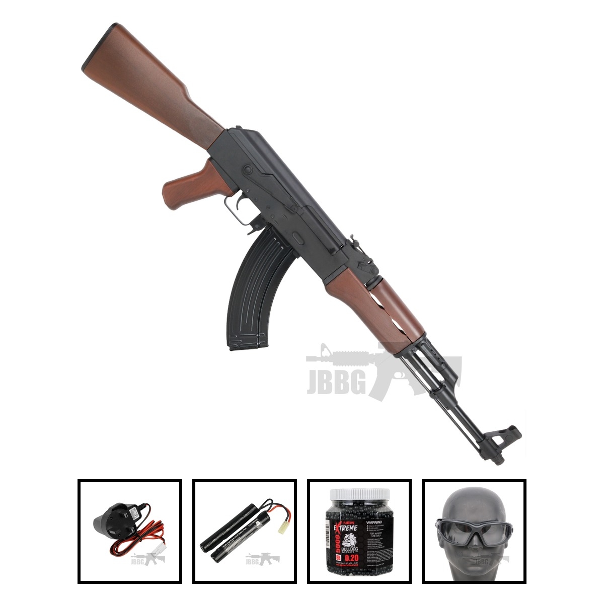 SRC SR47 Novice Line AEG Airsoft Gun Bundle Offer Set