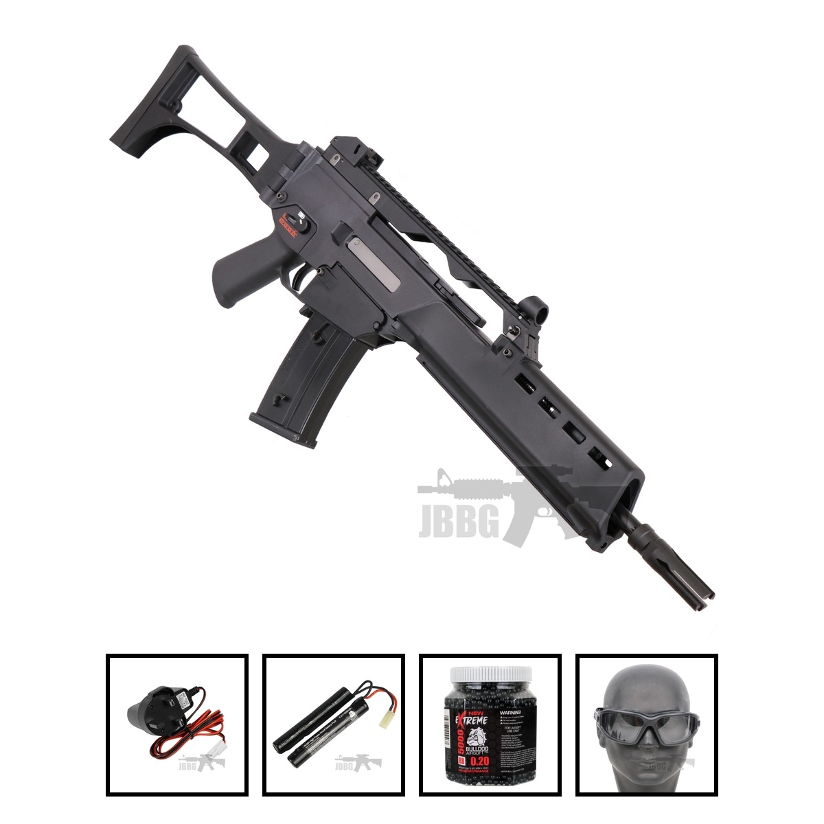 WE 999 K AEG Airsoft Rifle Gen 2 Bundle Offer Set