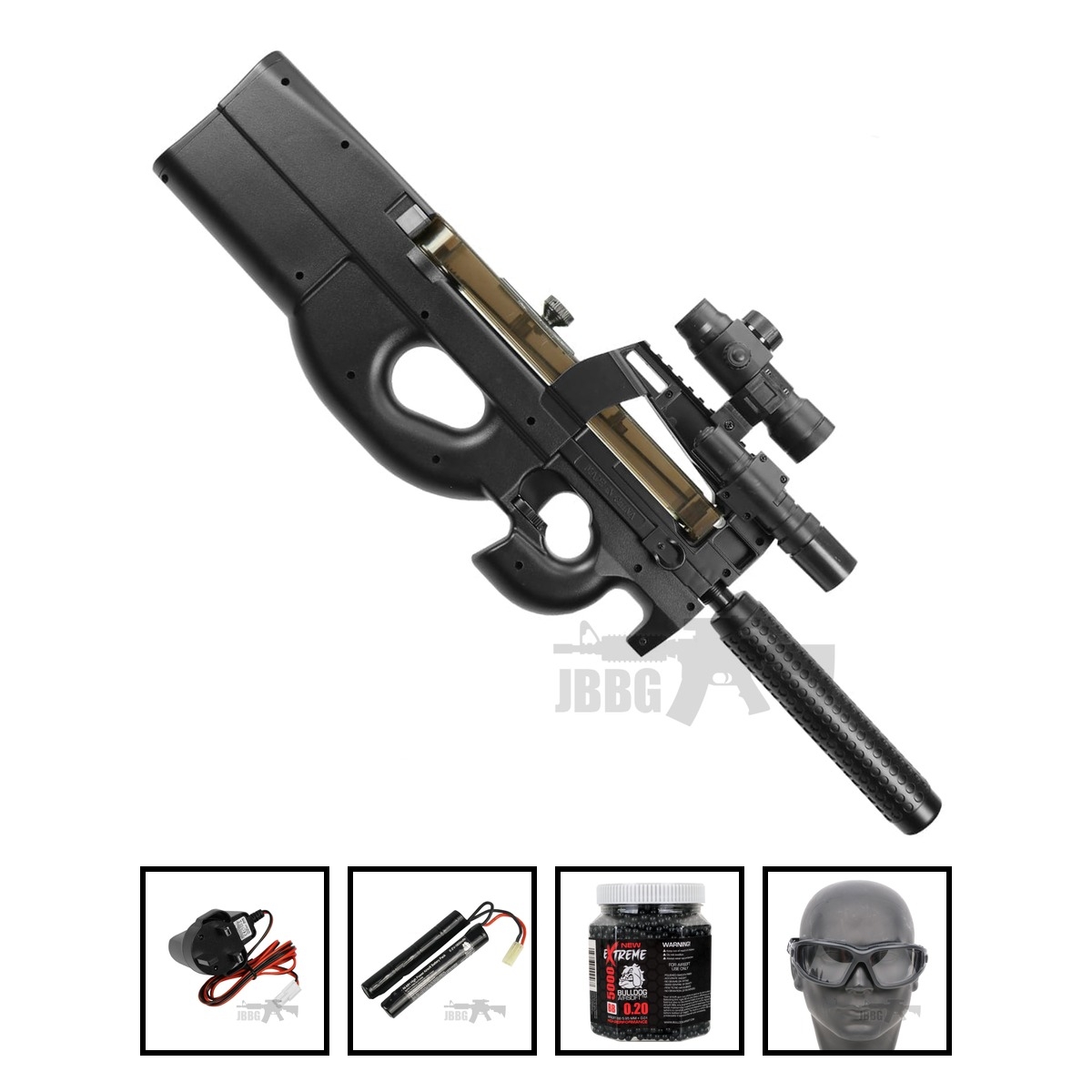 Well D90H D90 AEG Airsoft BB Gun Set Bundle Offer Set